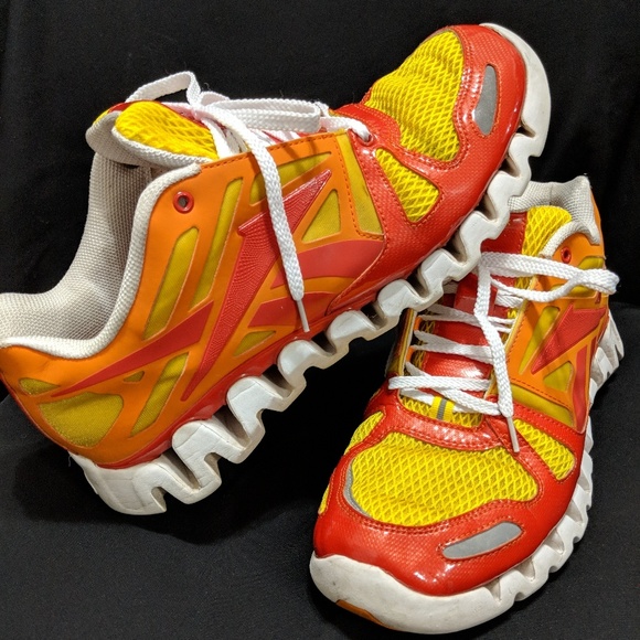 reebok zigtech yellow
